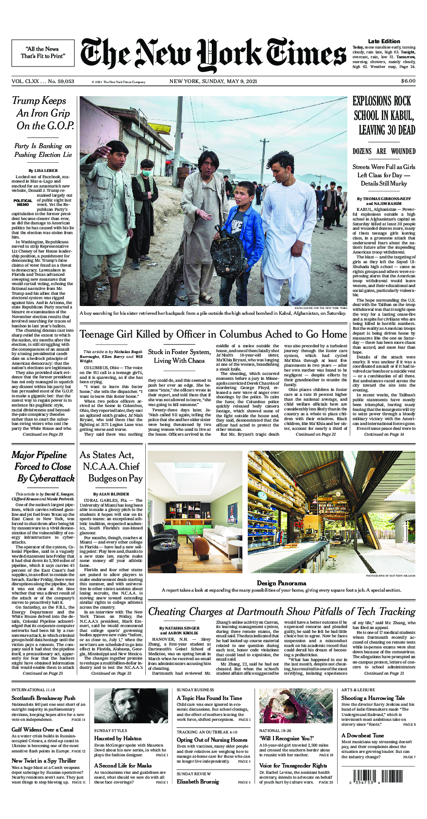 Prima-pagina-New-York-Times-del-2021-05-09