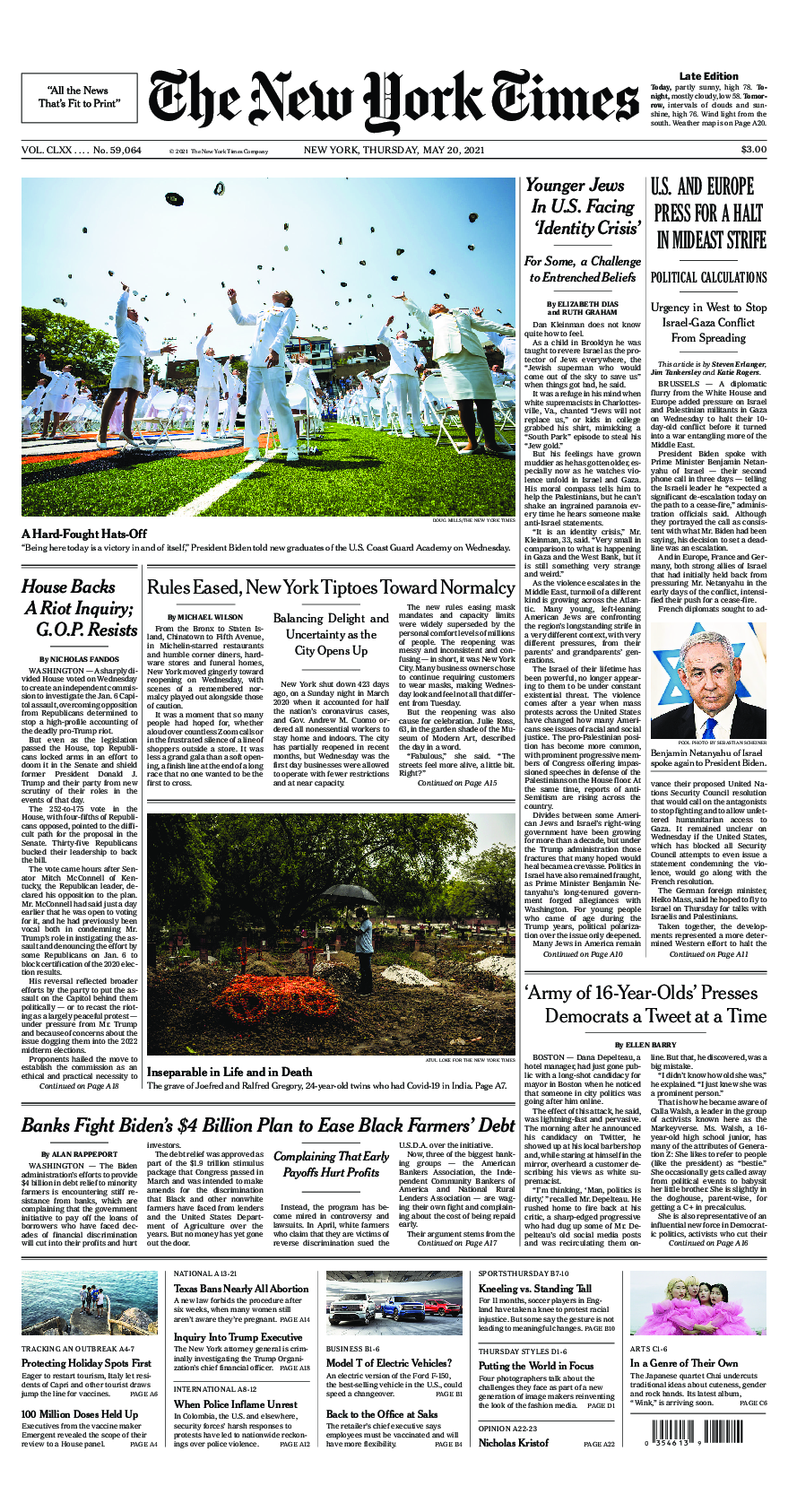 Prima-pagina-New-York-Times-del-2021-05-20