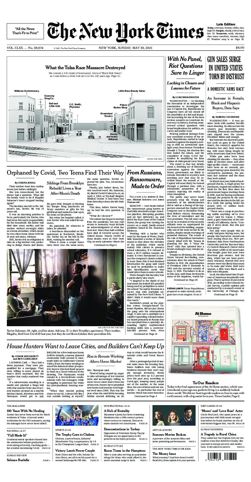 Prima-pagina-New-York-Times-del-2021-05-30