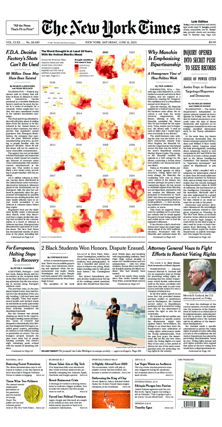 Prima-pagina-New-York-Times-del-2021-06-12