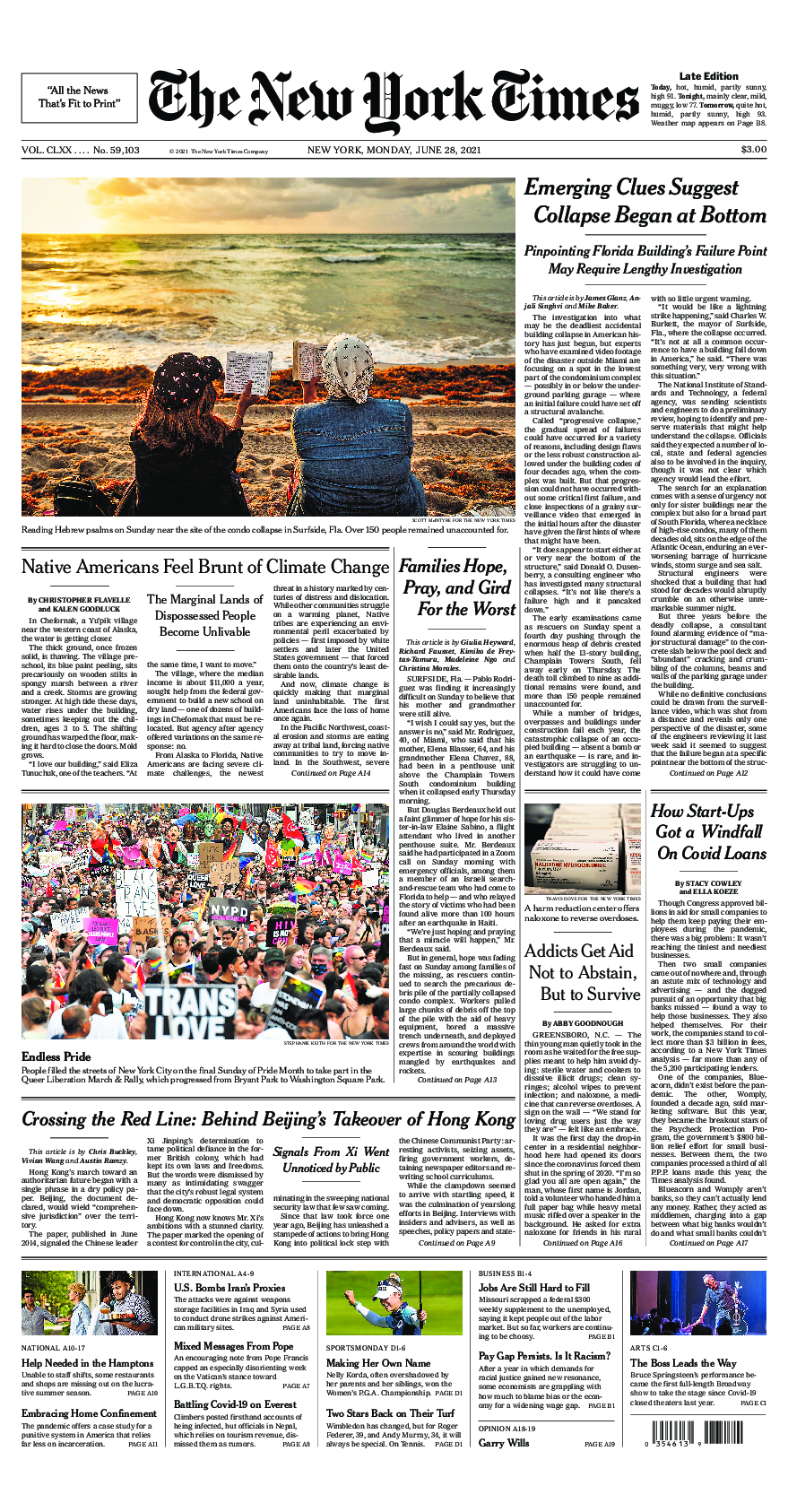 Prima-pagina-New-York-Times-del-2021-06-28