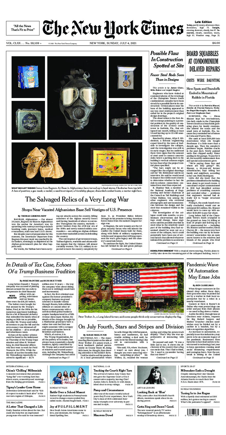 Prima-pagina-New-York-Times-del-2021-07-04