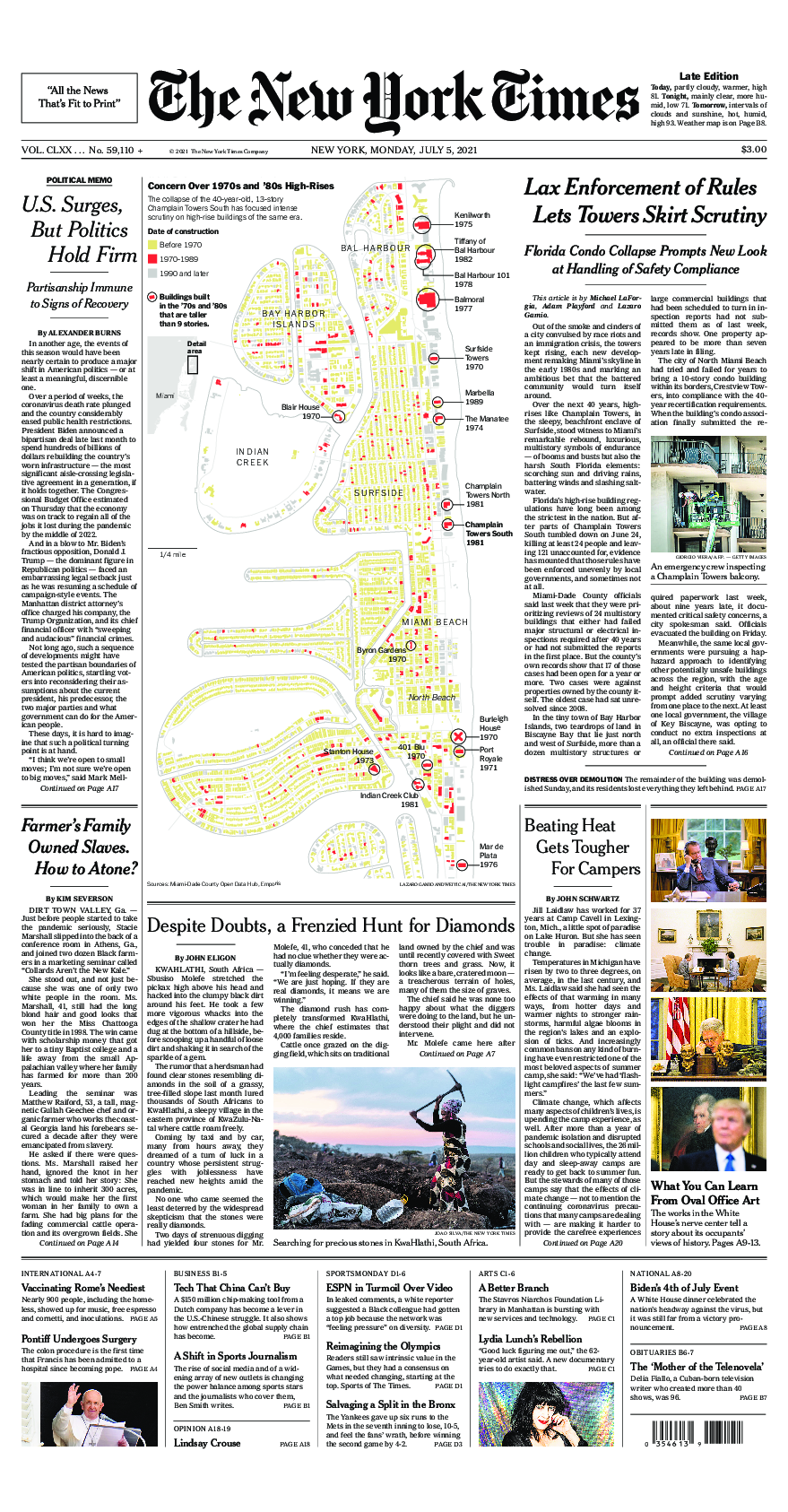 Prima-pagina-New-York-Times-del-2021-07-05