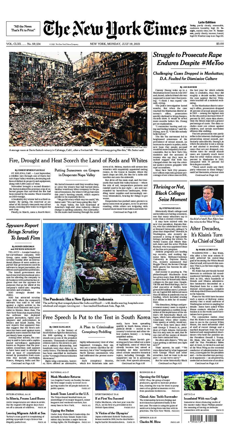 Prima-pagina-New-York-Times-del-2021-07-19