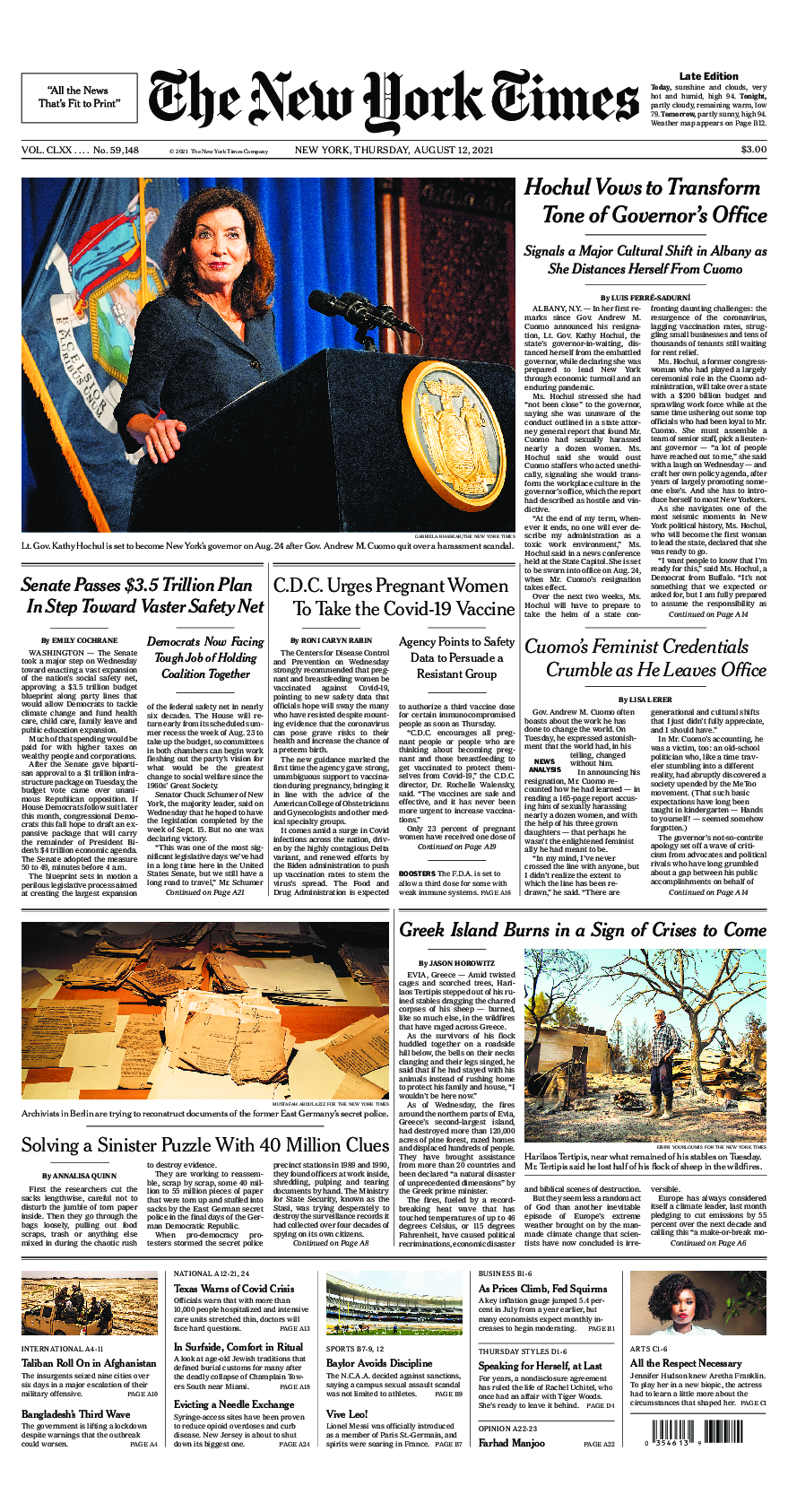 Prima-pagina-New-York-Times-del-2021-08-12