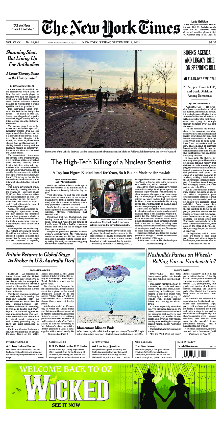 Prima-pagina-New-York-Times-del-2021-09-19