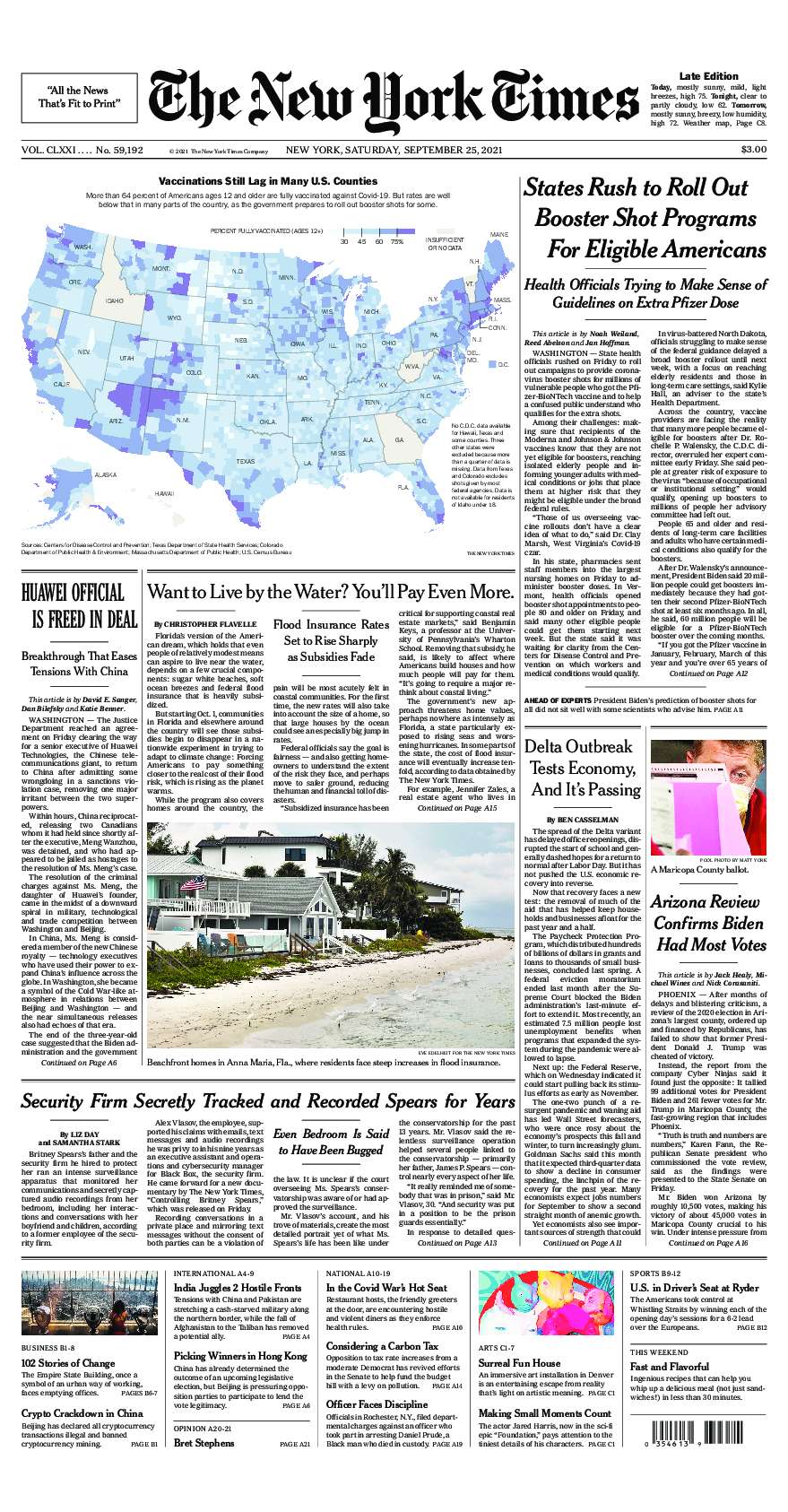 Prima-pagina-New-York-Times-del-2021-09-25