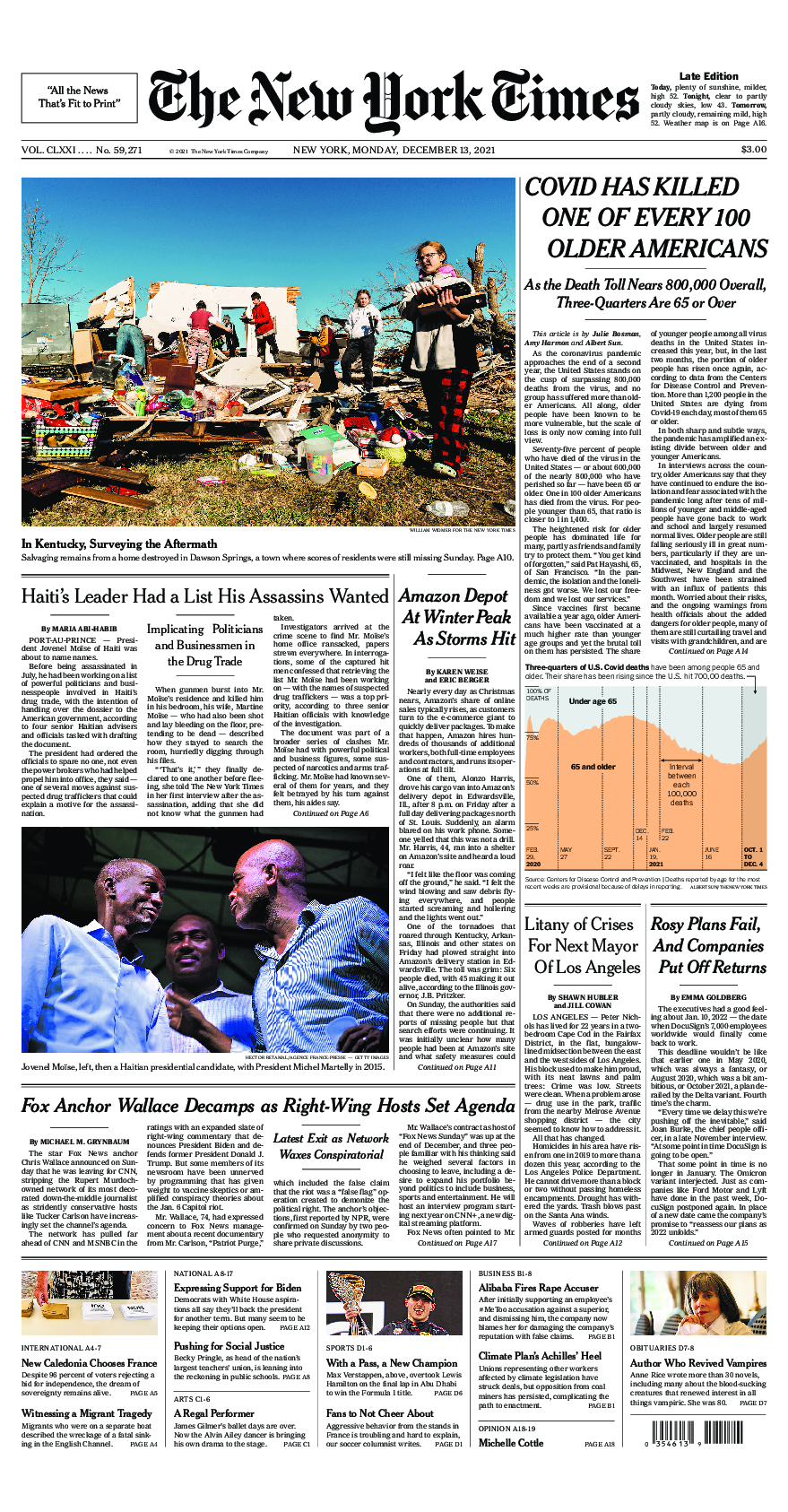 Prima-pagina-New-York-Times-del-2021-12-13