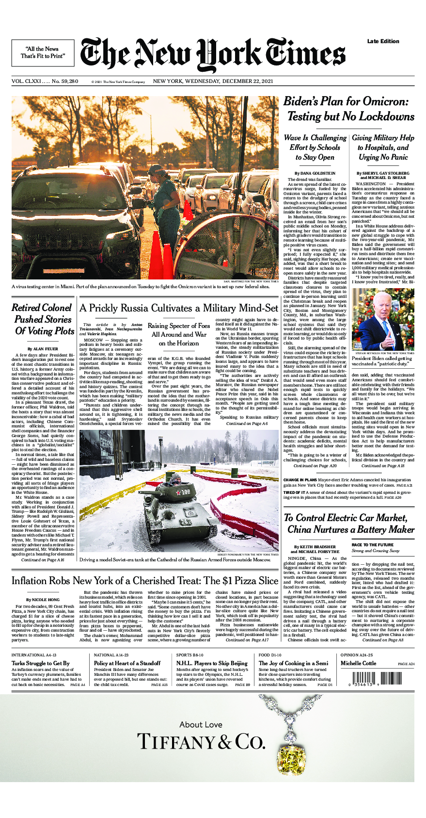 Prima-pagina-New-York-Times-del-2021-12-22