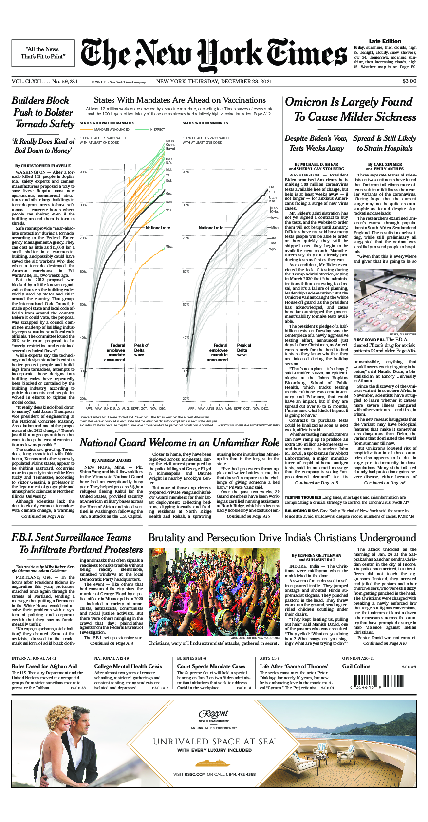 Prima-pagina-New-York-Times-del-2021-12-23