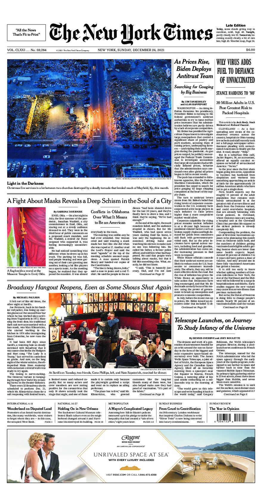 Prima-pagina-New-York-Times-del-2021-12-26