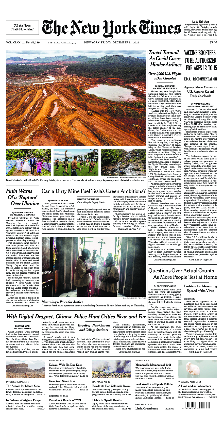 Prima-pagina-New-York-Times-del-2021-12-31