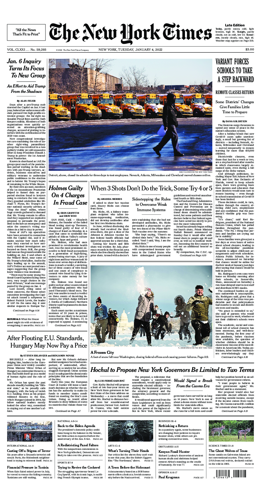 Prima-pagina-New-York-Times-del-2022-01-04