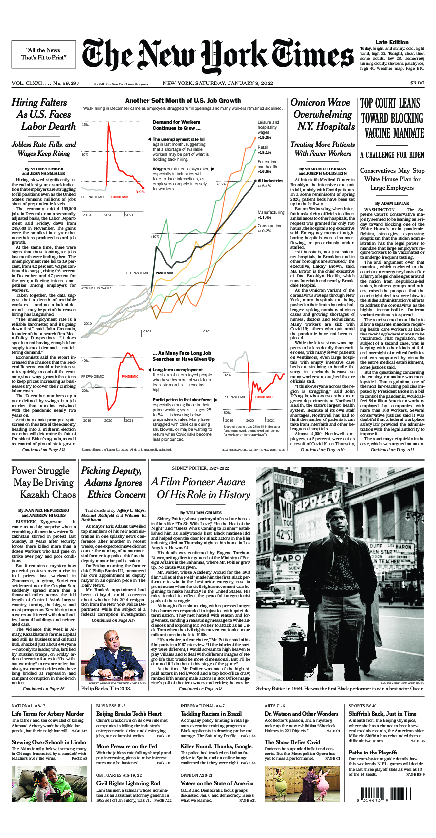 Prima-pagina-New-York-Times-del-2022-01-08