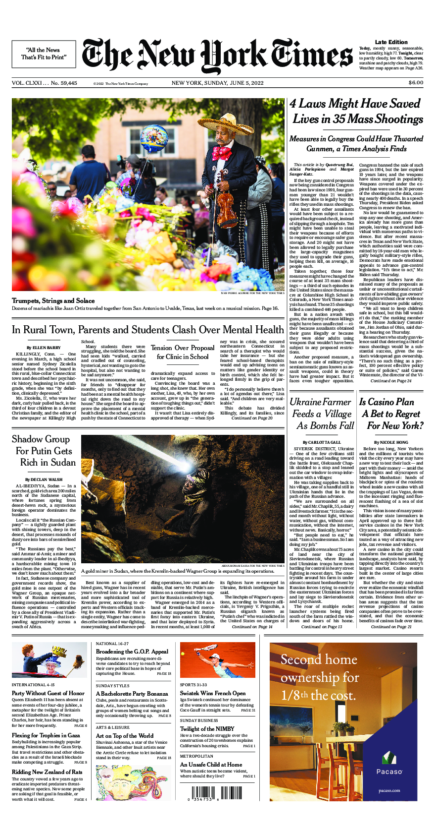 Prima-pagina-New-York-Times-del-2022-06-05