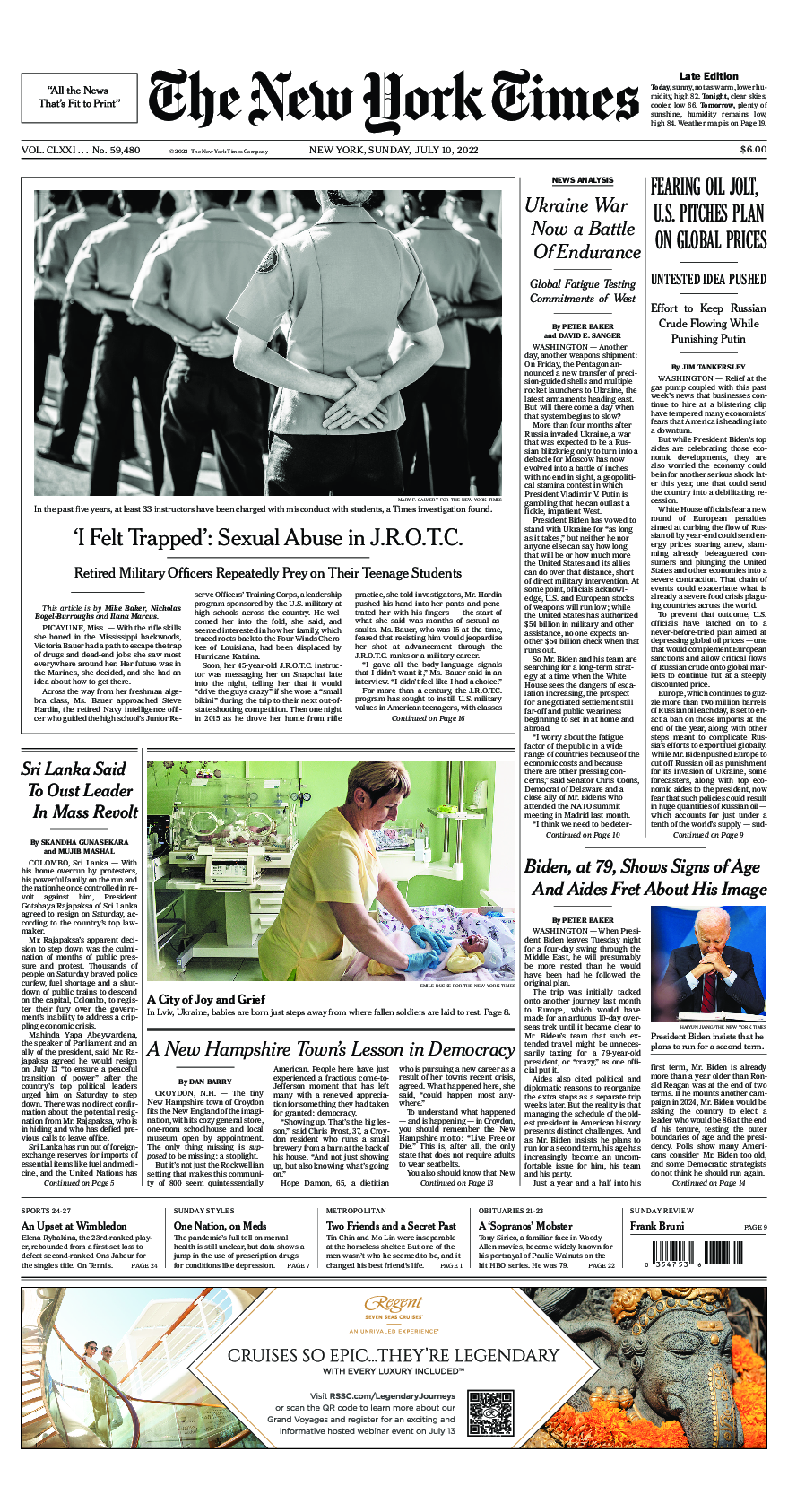 Prima-pagina-New-York-Times-del-2022-07-10