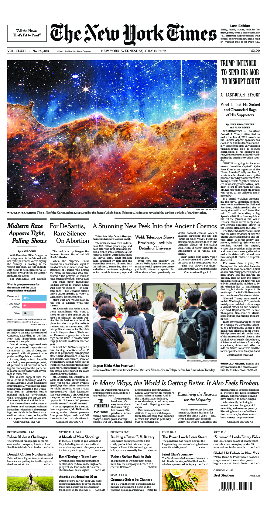 Prima-pagina-New-York-Times-del-2022-07-13