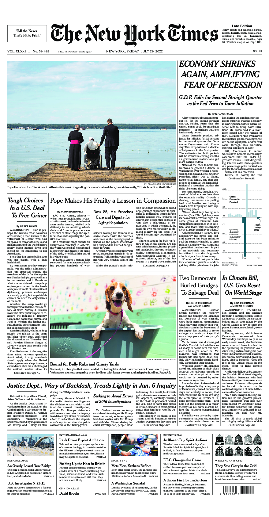 Prima-pagina-New-York-Times-del-2022-07-29