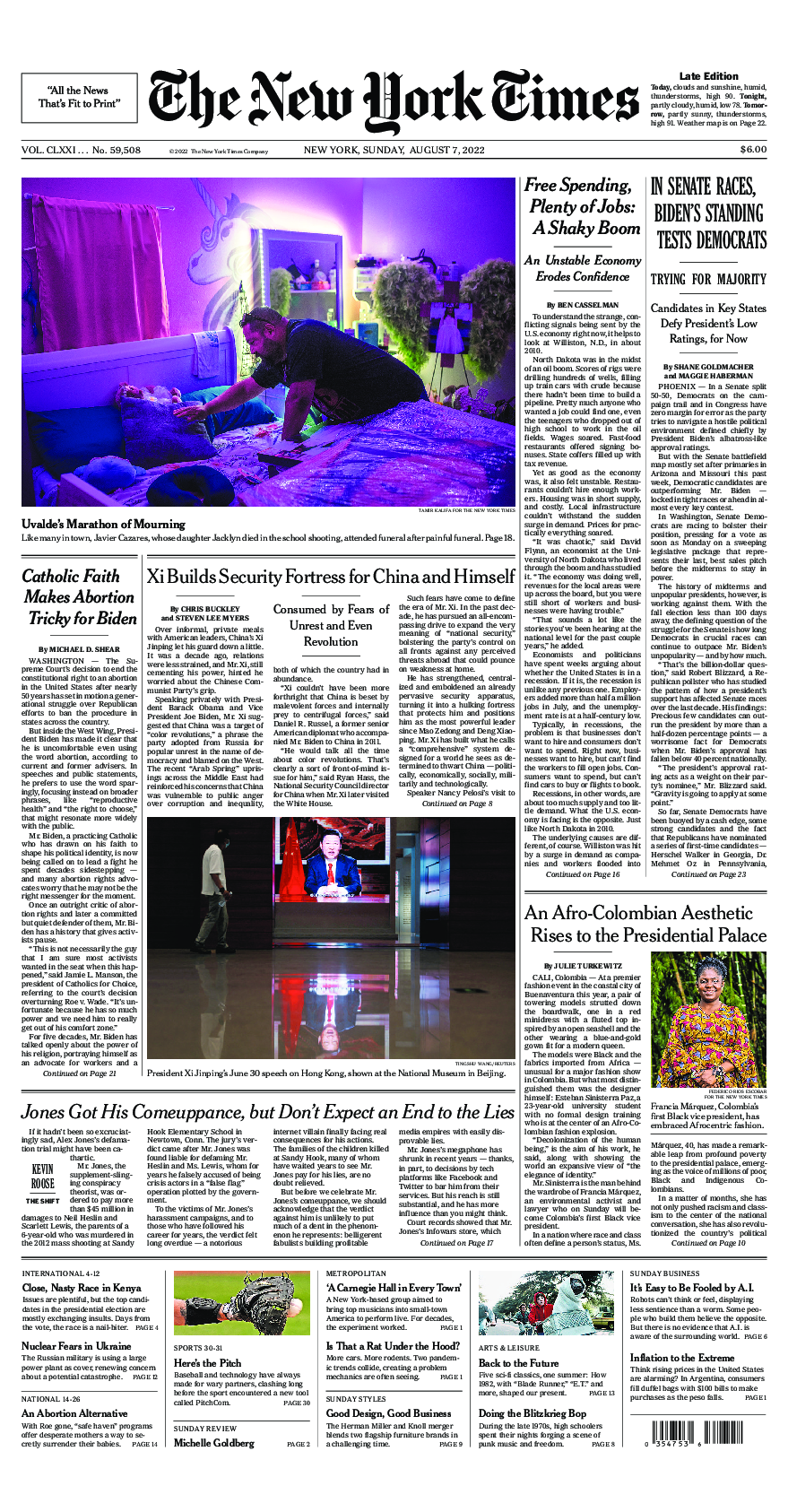 Prima-pagina-New-York-Times-del-2022-08-07