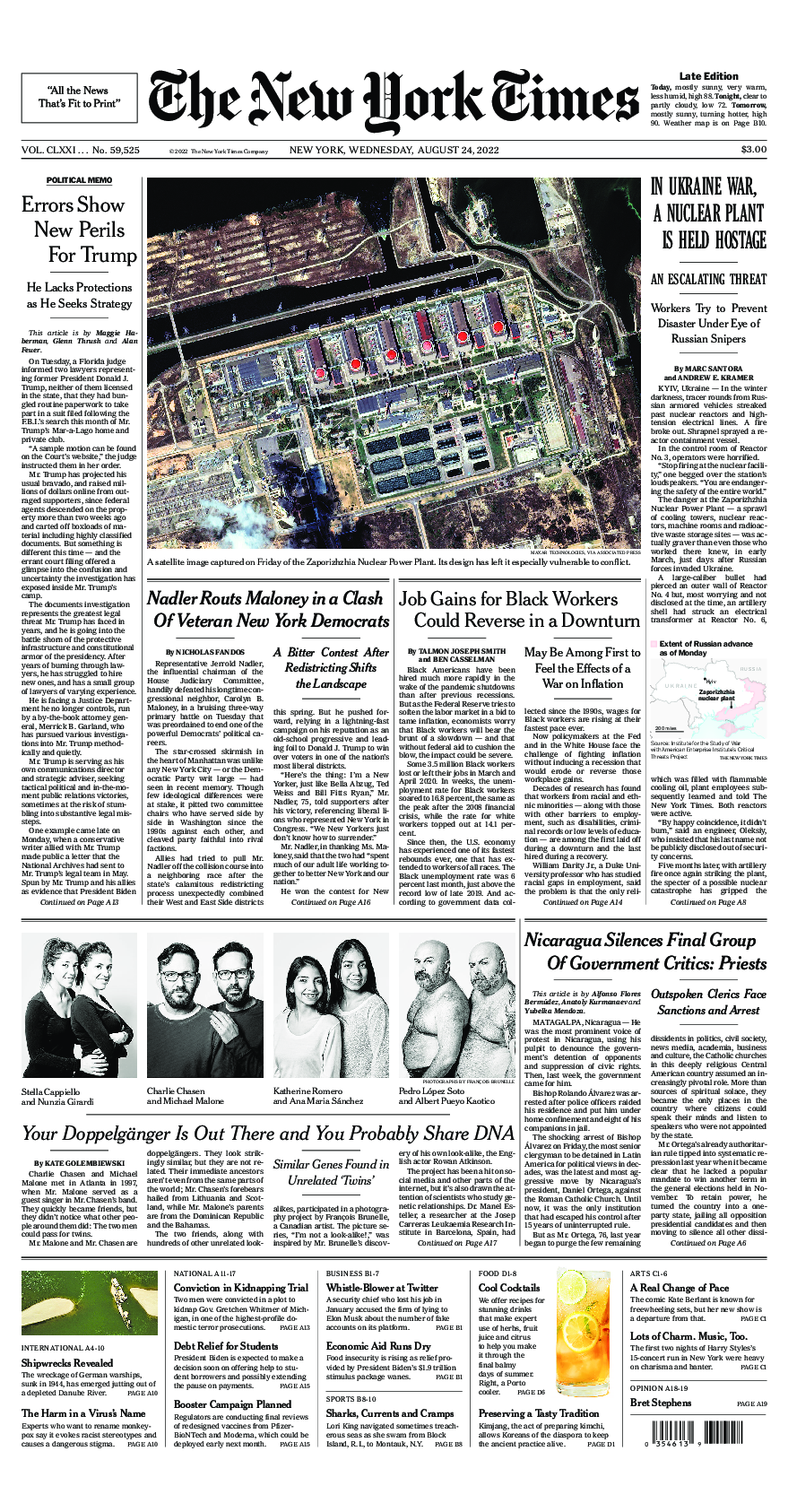 Prima-pagina-New-York-Times-del-2022-08-24