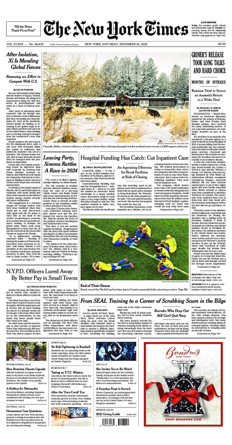 Prima-pagina-New-York-Times-del-2022-12-10