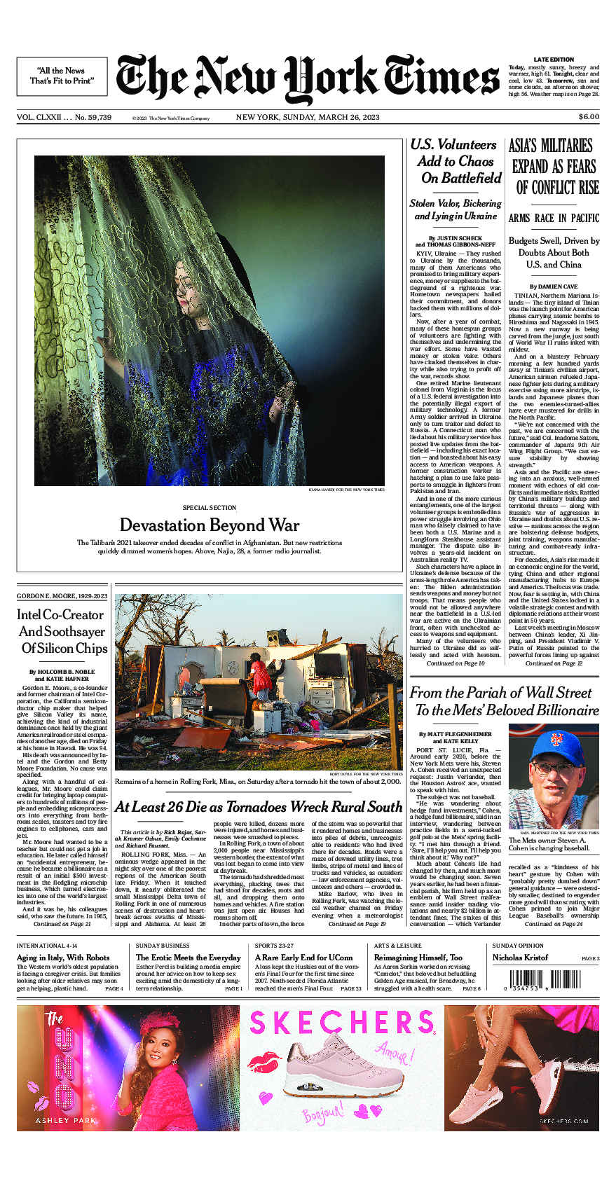 Prima-pagina-New-York-Times-del-2023-03-26