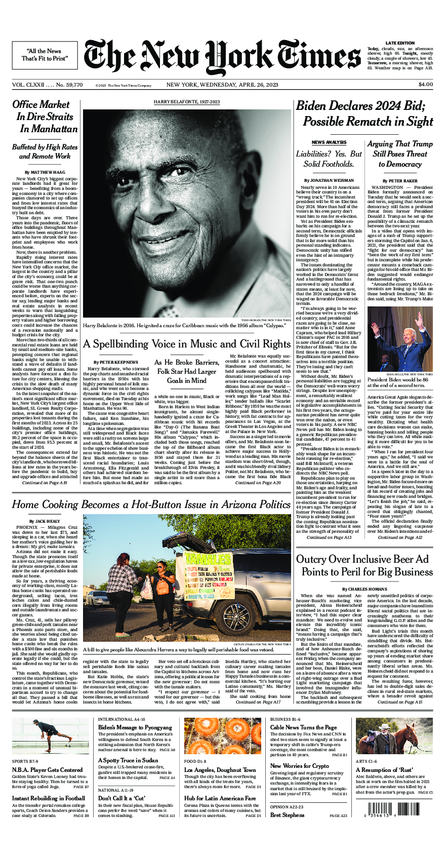 Prima-pagina-New-York-Times-del-2023-04-26