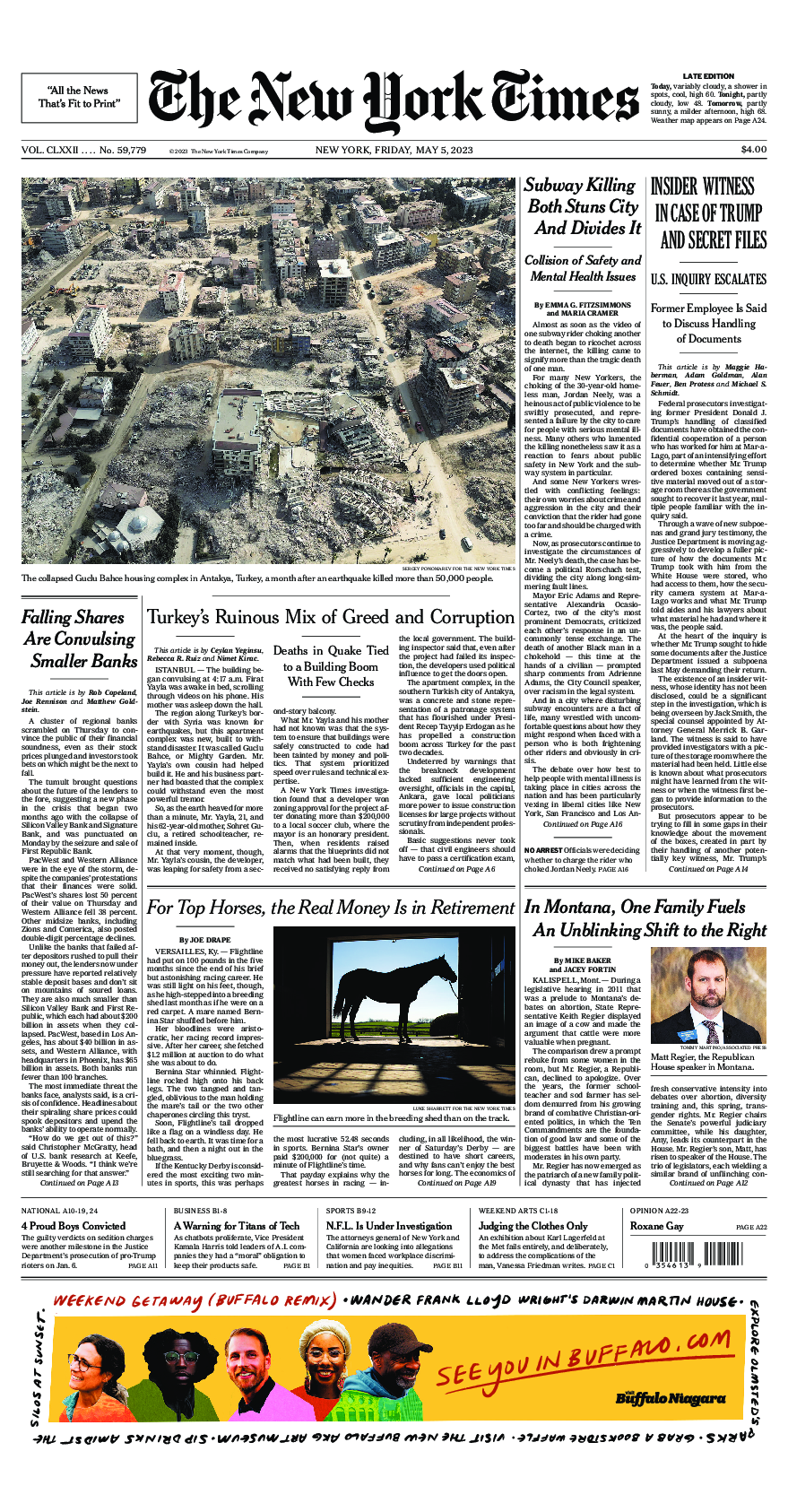 Prima-pagina-New-York-Times-del-2023-05-05