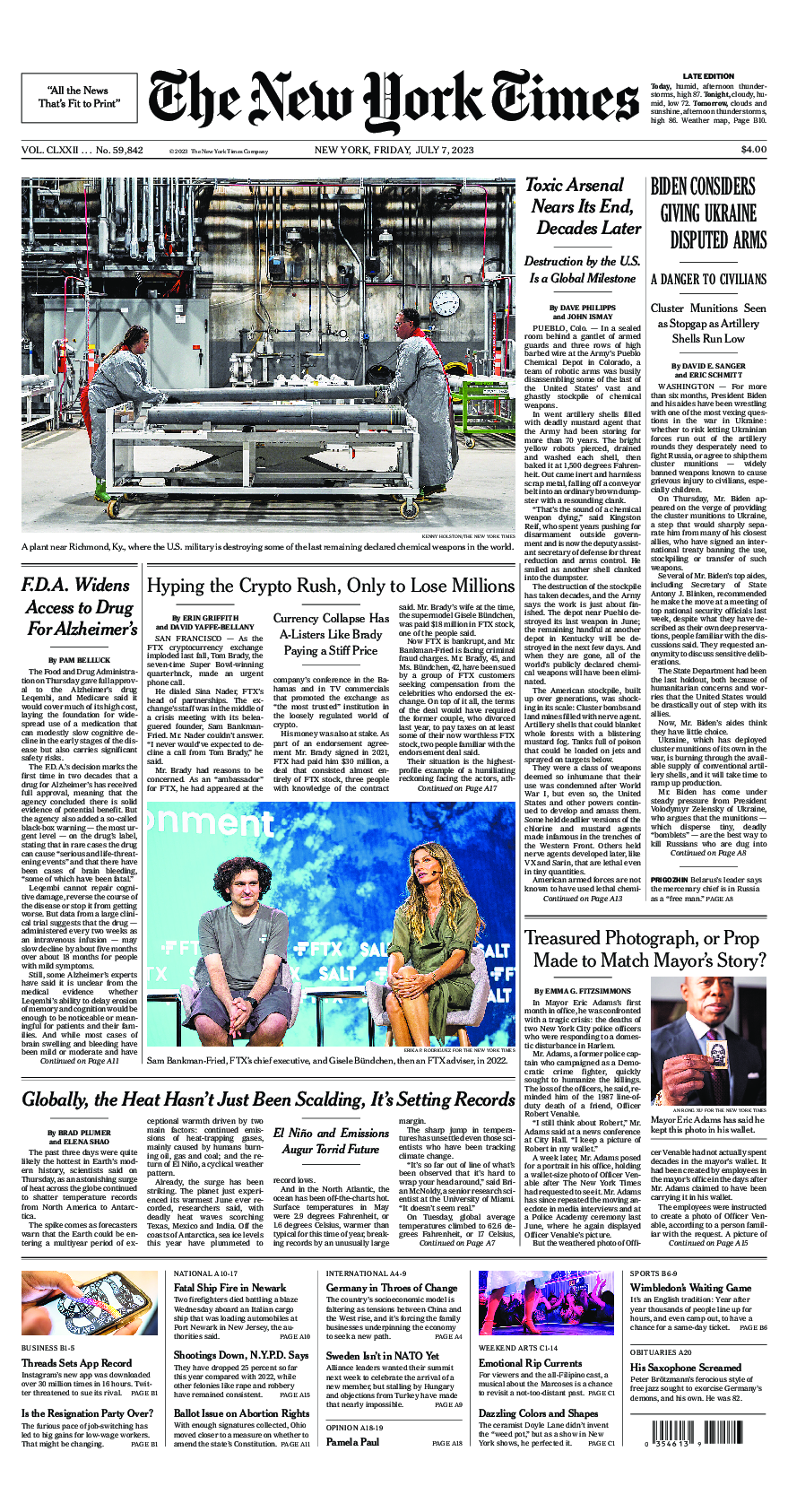 Prima-pagina-New-York-Times-del-2023-07-07