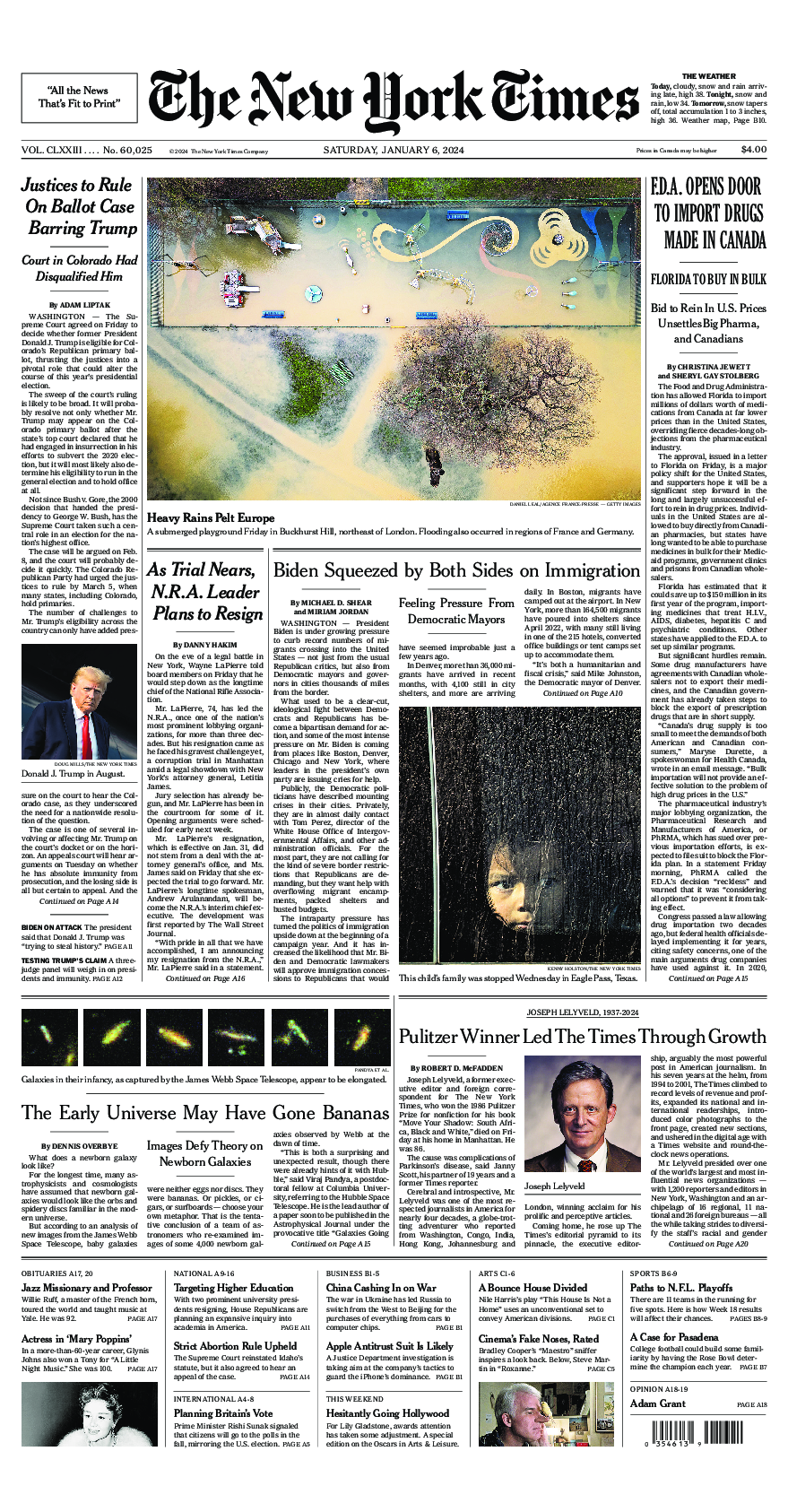 Prima-pagina-New-York-Times-del-2024-01-06