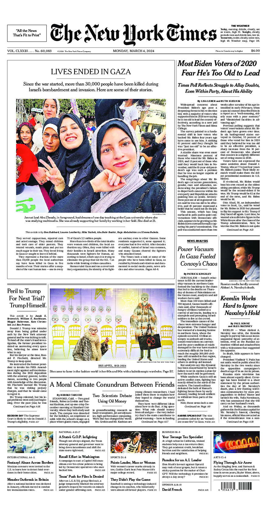 Prima-pagina-New-York-Times-del-2024-03-04