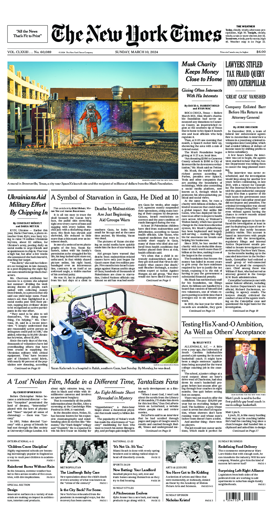 Prima-pagina-New-York-Times-del-2024-03-10