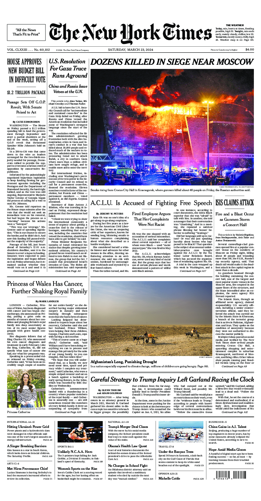 Prima-pagina-New-York-Times-del-2024-03-23