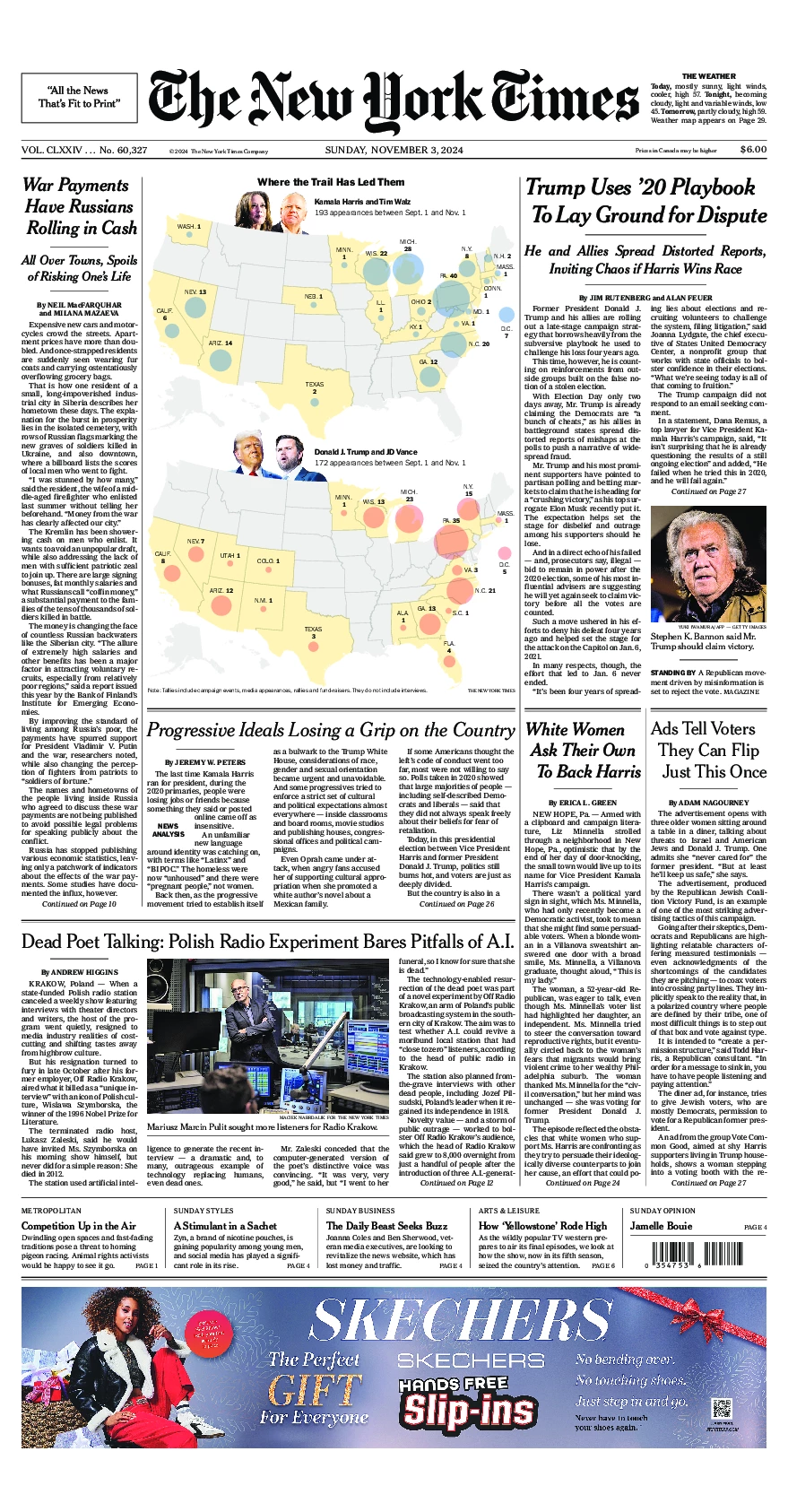 Prima-pagina-del-New-York-Times-edizione-di-oggi-2024-11-03