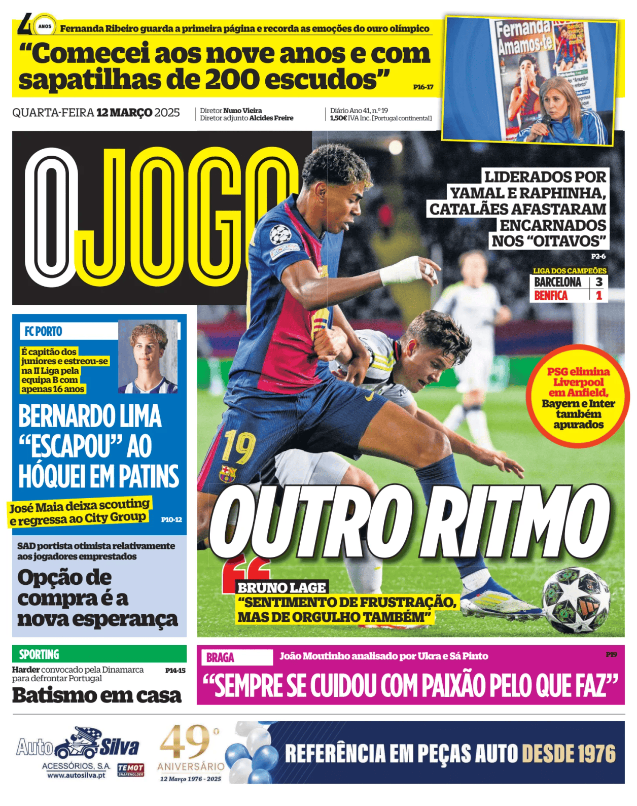 Prima-pagina-O-Jogo-oggi-edizione-di-oggi-20250312