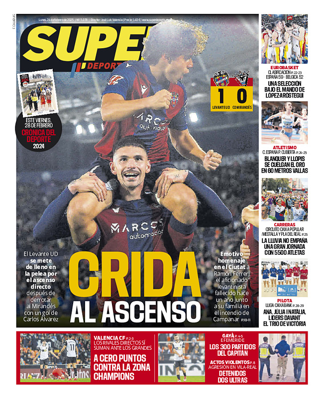 Prima-pagina-SUPERDEPORTE-oggi-edizione-di-oggi-20250224