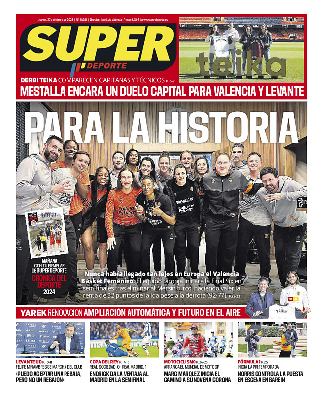 Prima-pagina-SUPERDEPORTE-oggi-edizione-di-oggi-20250227