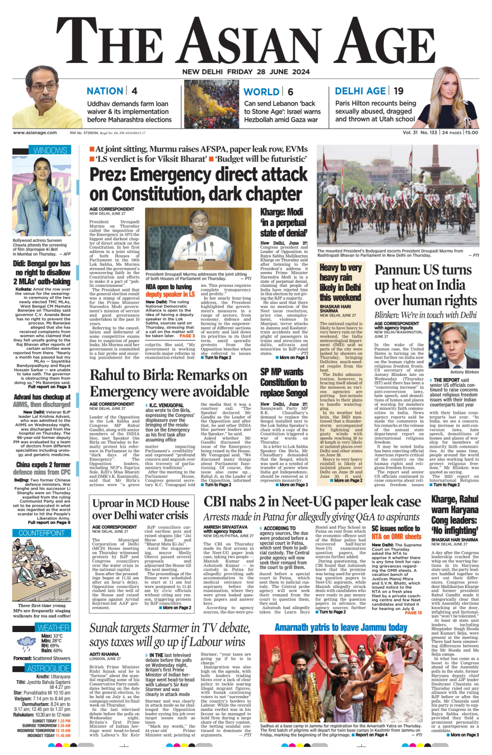 Prima-pagina-The-Asian-Age-oggi-edizione-di-oggi-20240628