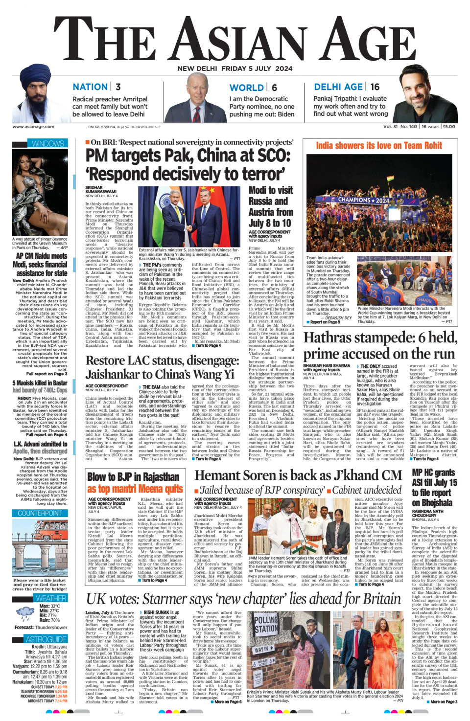 Prima-pagina-The-Asian-Age-oggi-edizione-di-oggi-20240705