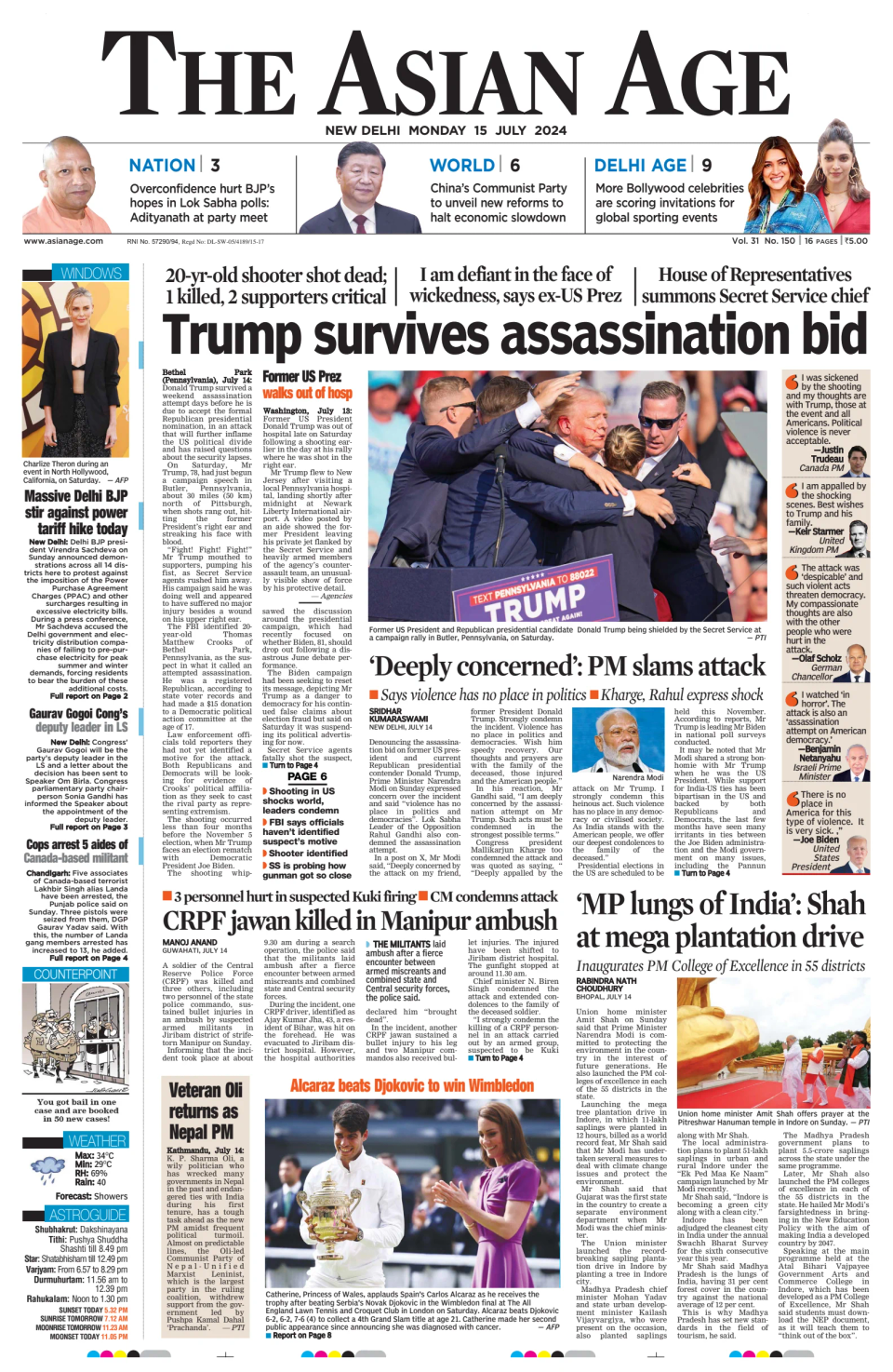 Prima-pagina-The-Asian-Age-oggi-edizione-di-oggi-20240715