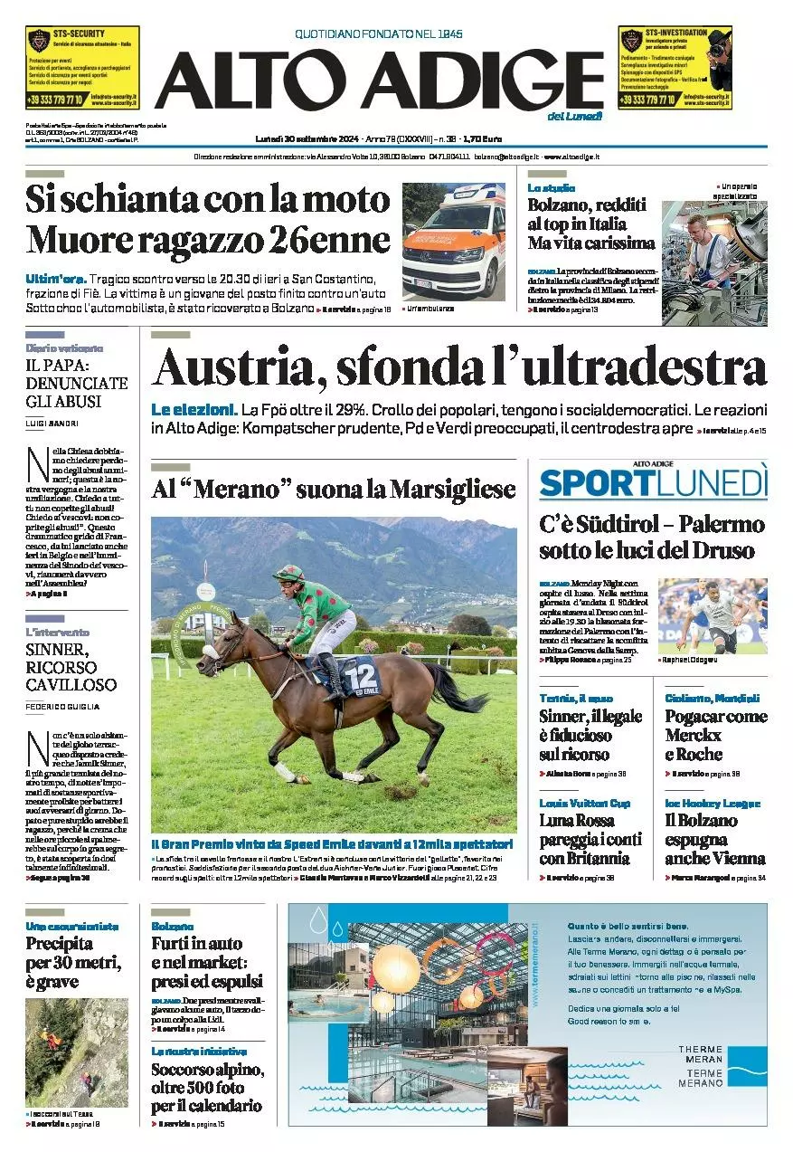 Prima-pagina-alto_adige-edizione-di-oggi-2024-10-18