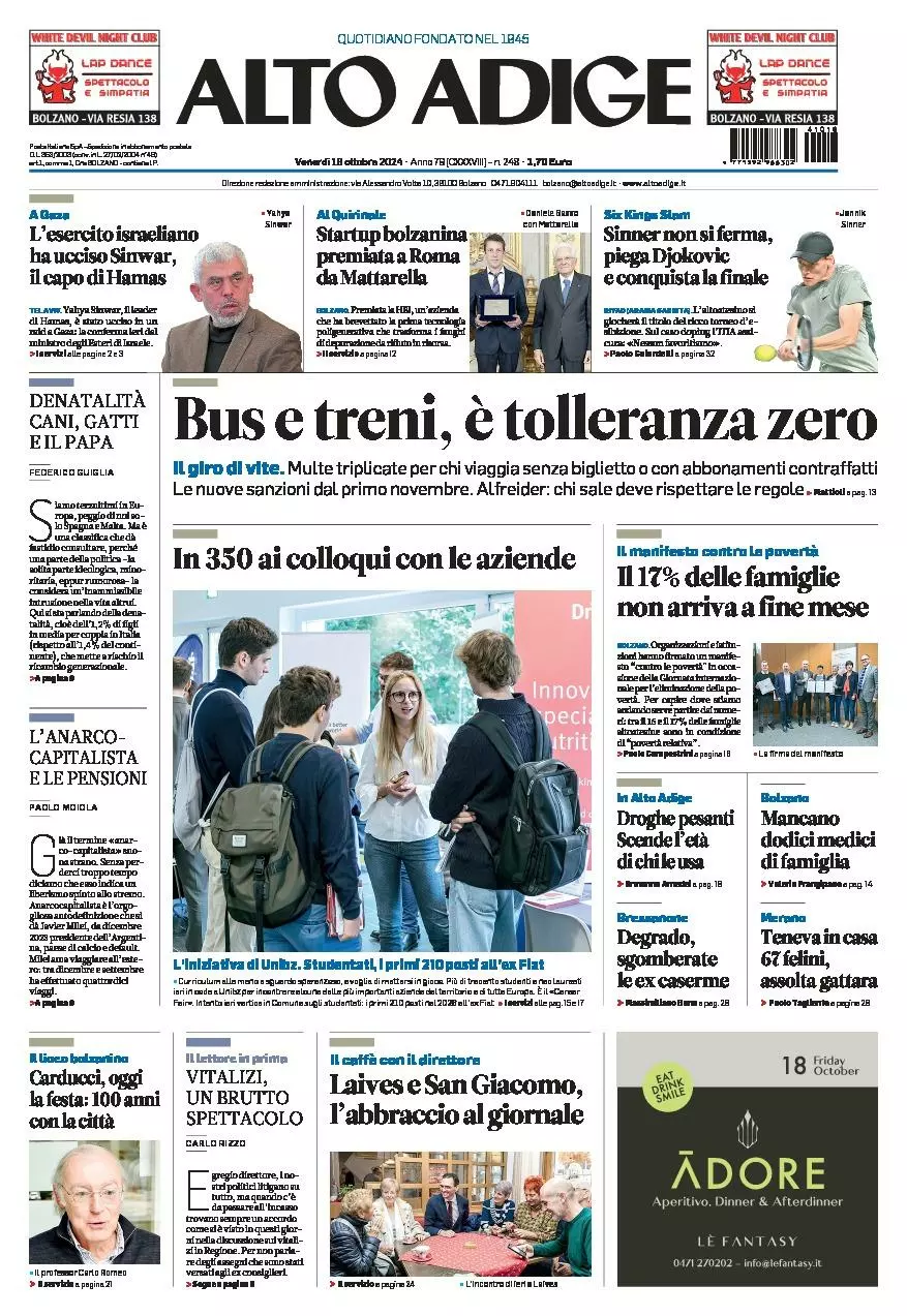 Prima-pagina-alto_adige-edizione-di-oggi-2024-10-18