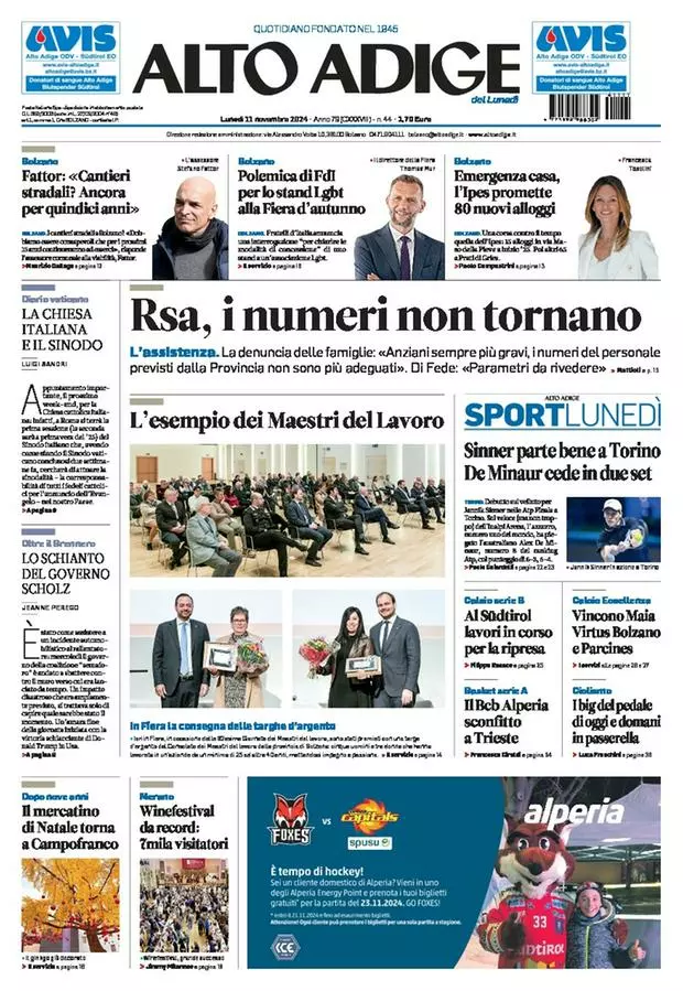 Prima-pagina-alto_adige-edizione-di-oggi-2024-11-11