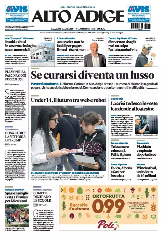 Prima-pagina-alto_adige-edizione-di-oggi-2024-11-13