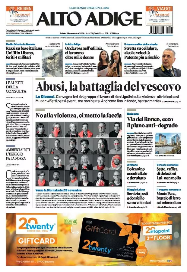 Prima-pagina-alto_adige-edizione-di-oggi-2024-11-23