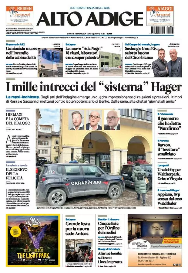 Prima-pagina-alto_adige-edizione-di-oggi-2024-12-05