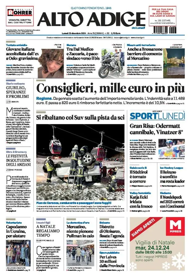 Prima-pagina-alto_adige-edizione-di-oggi-2024-12-23