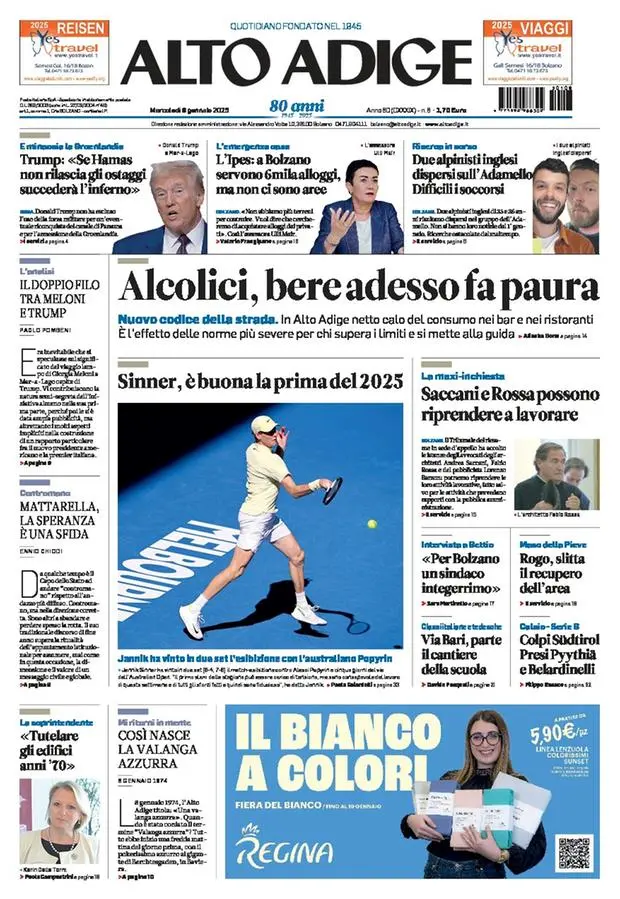 Prima-pagina-alto_adige-edizione-di-oggi-2025-01-08