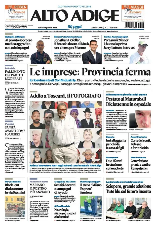 Prima-pagina-alto_adige-edizione-di-oggi-2025-01-14