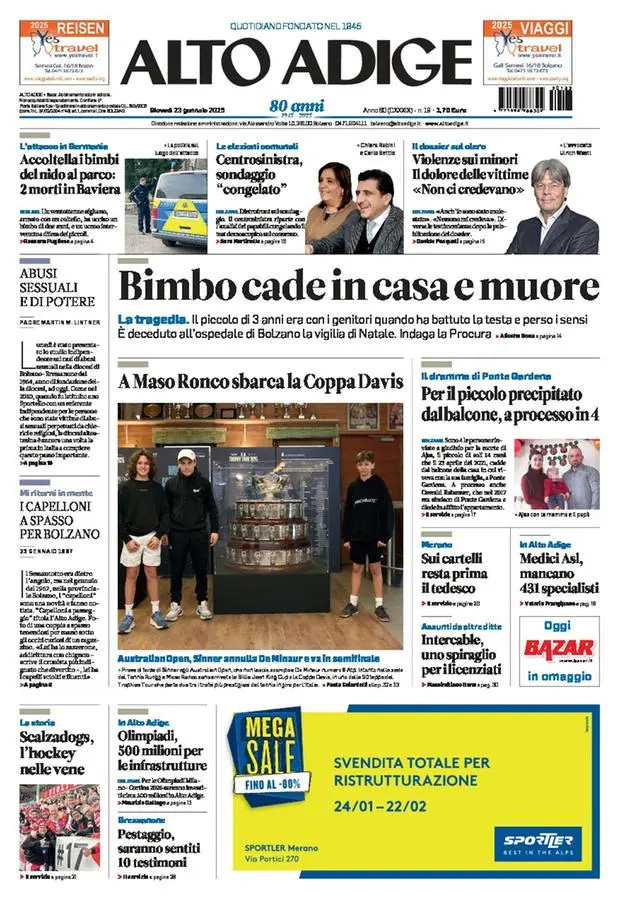 Prima-pagina-alto_adige-edizione-di-oggi-2025-01-23